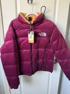 The North Face Nuptse Corduroy  Reversible Puffer Jacket